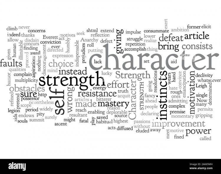 Strengthening Character Is Not Just A Moral Imperative !!!