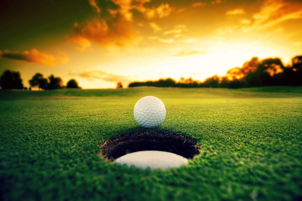 Golf ball. Just short.